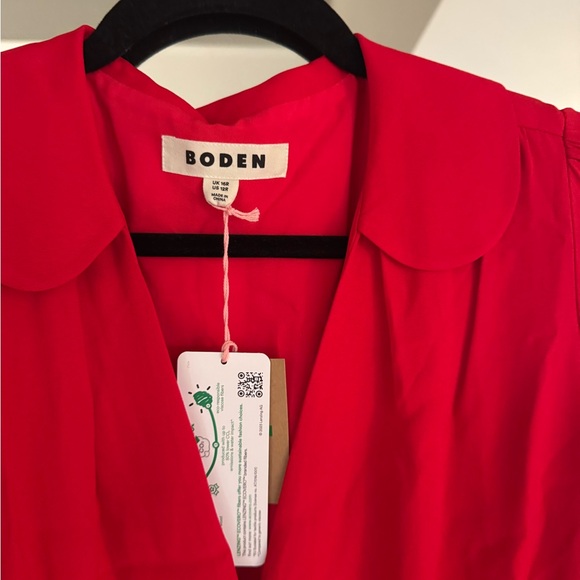 Boden Red Button-Down Dress - Picture 4 of 4